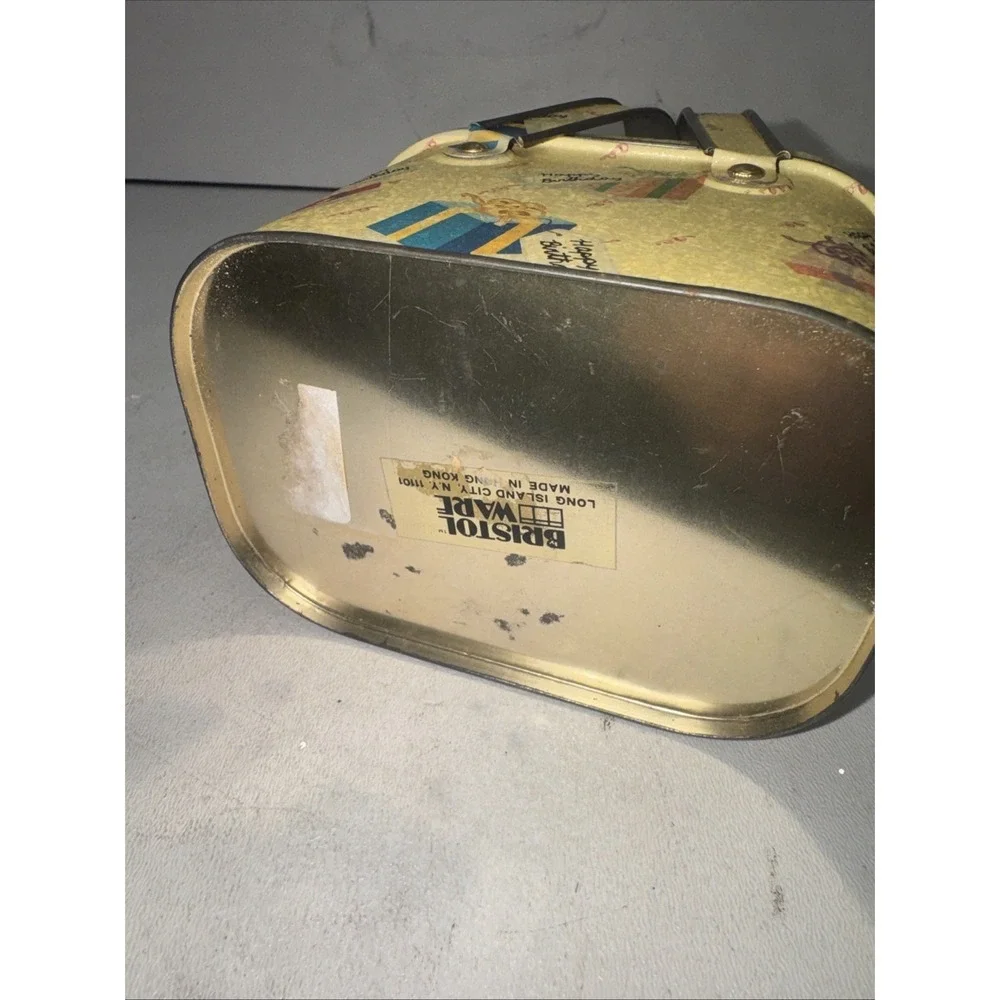 Vintage‎ Melissa Sweet 1988 Basket Tin 